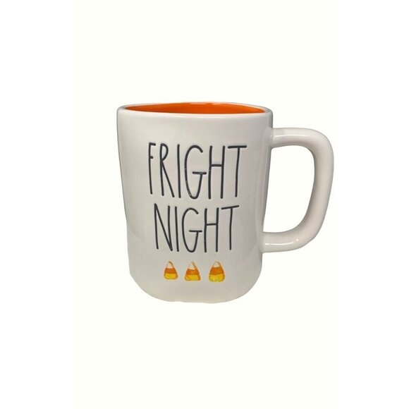 Rae Dunn HALLOWEEN Mug Set Ceramic Cup Magenta Farmhouse Candy Corn Fright Night - Picture 7 of 11